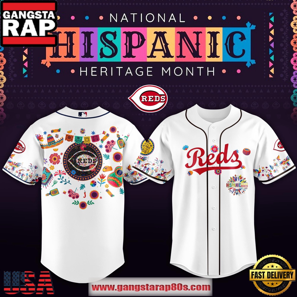 MLB Cincinnati Reds X Hispanic Heritage Special Edition Baseball Jersey