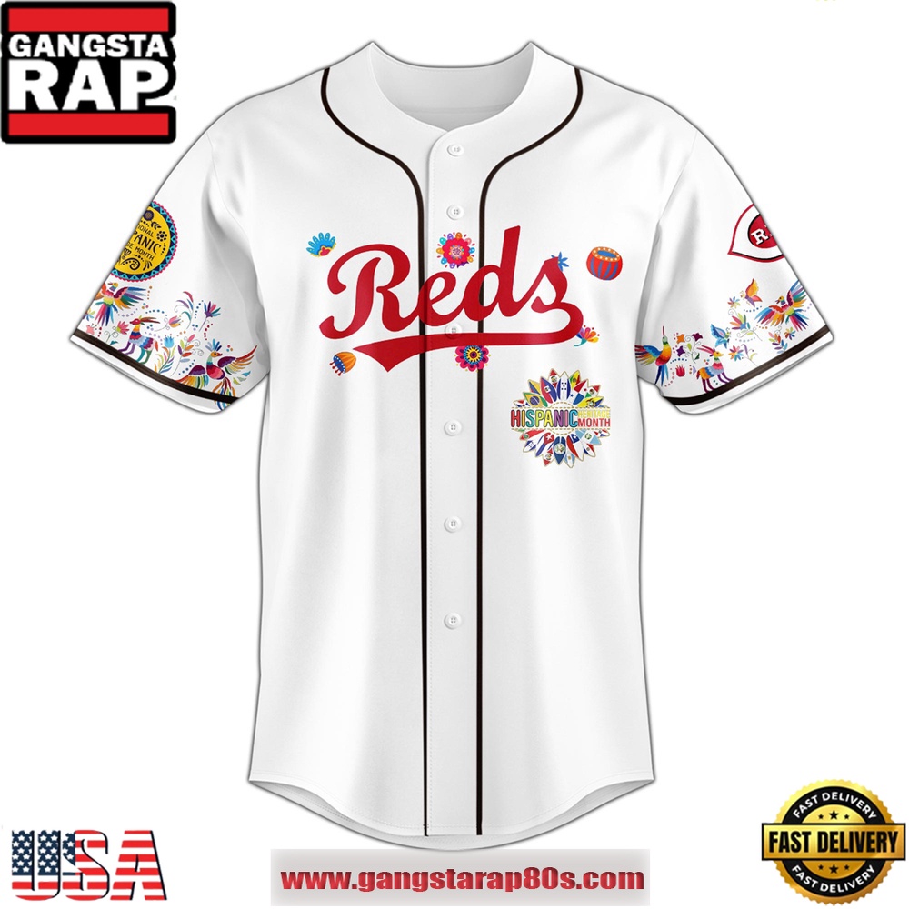 MLB Cincinnati Reds X Hispanic Heritage Special Edition Baseball Jersey