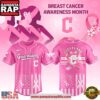 MLB Cleveland Guardians X Breast Cancer Awareness Month Special Edition Baseball Jersey