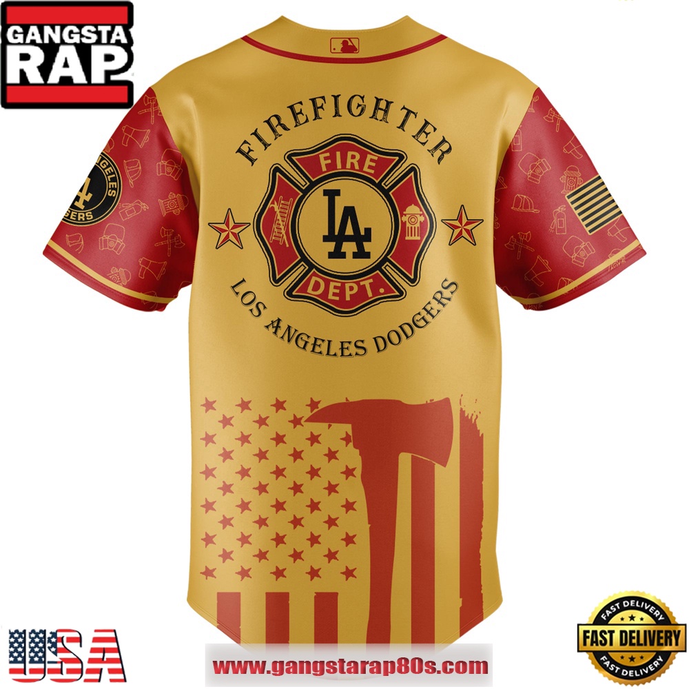 MLB Los Angeles Dodgers x Firefighter Appreciation Night Special Edition Baseball Jerseys MLB Los Angeles Dodgers x Firefighter Appreciation Night Special Edition Baseball Jerseys
