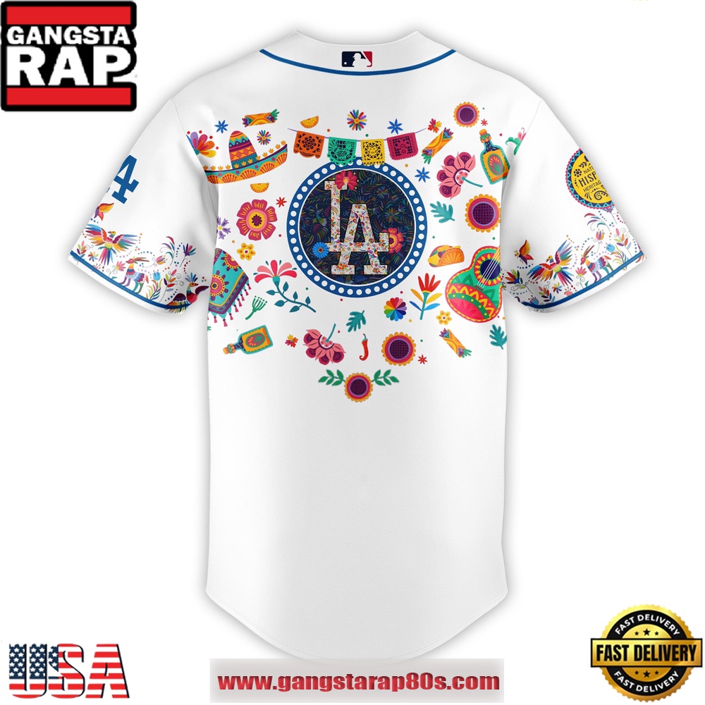 MLB Los Angeles Dodgers X Hispanic Heritage Special Edition Baseball Jersey MLB Los Angeles Dodgers X Hispanic Heritage Special Edition Baseball Jersey