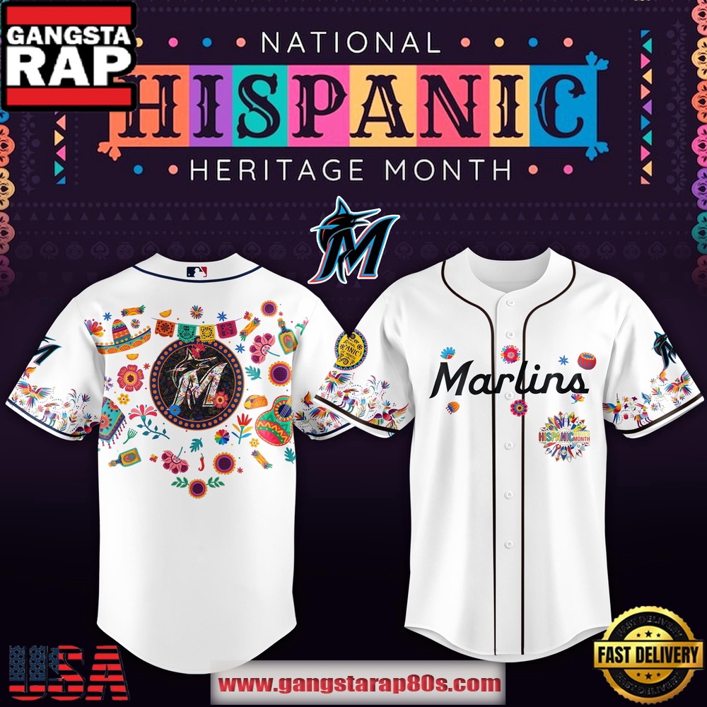 MLB Miami Marlins X Hispanic Heritage Special Edition Baseball Jersey