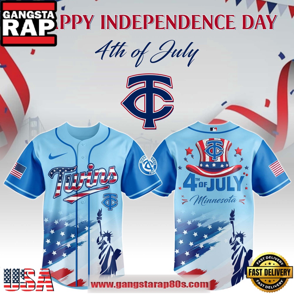 MLB Minnesota Twins X Independence Day Special Edition Baseball Jerseys