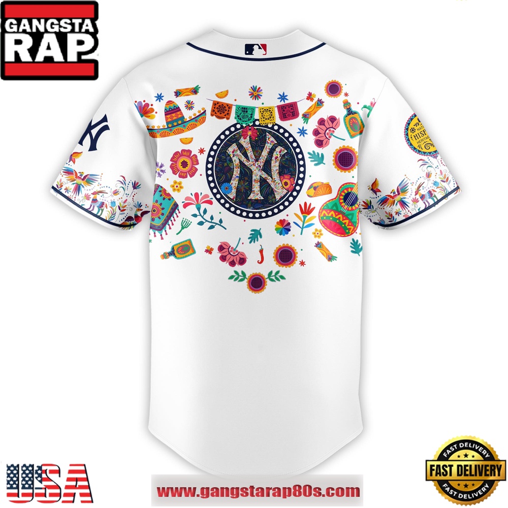 MLB New York Yankees X Hispanic Heritage Special Edition Baseball Jersey MLB New York Yankees X Hispanic Heritage Special Edition Baseball Jersey