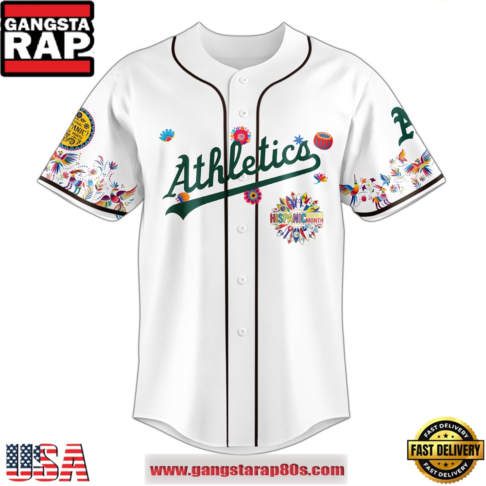 MLB Oakland Athletics X Hispanic Heritage Special Edition Baseball Jersey