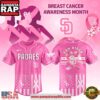 MLB San Diego Padres X Breast Cancer Awareness Month Special Edition Baseball Jersey