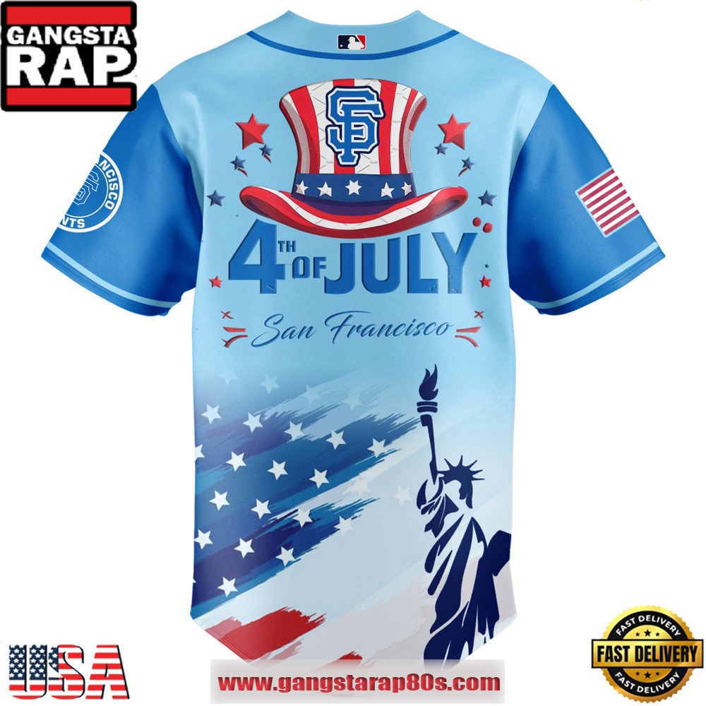 MLB San Francisco Giants X Independence Day Special Edition Baseball Jerseys