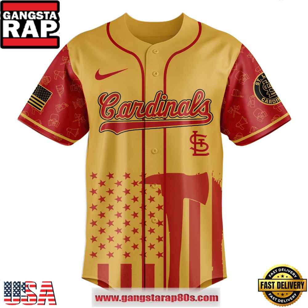 MLB St. Louis Cardinals x Firefighter Appreciation Night Special Edition Baseball Jerseys