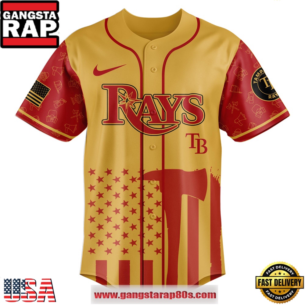 MLB Tampa Bay Rays x Firefighter Appreciation Night Special Edition Baseball Jerseys