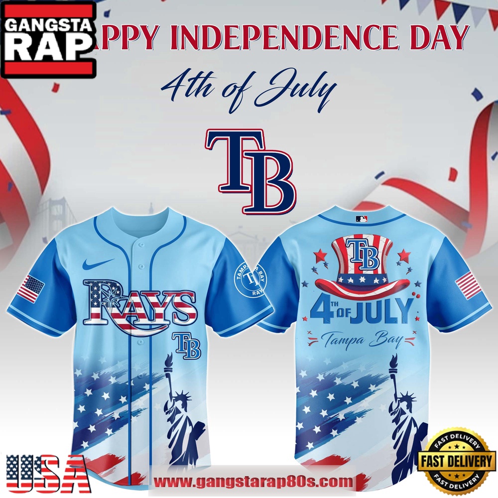 MLB Tampa Bay Rays X Independence Day Special Edition Baseball Jerseys