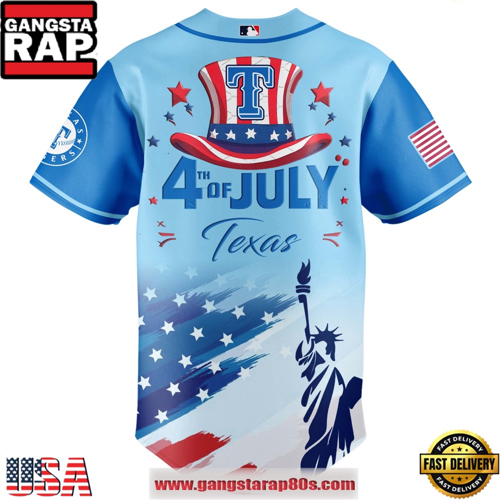 MLB Texas Rangers X Independence Day Special Edition Baseball Jerseys