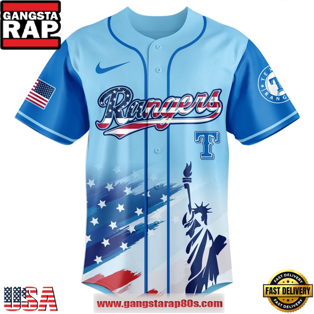 MLB Texas Rangers X Independence Day Special Edition Baseball Jerseys MLB Texas Rangers X Independence Day Special Edition Baseball Jerseys