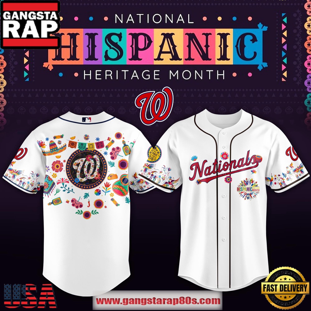 MLB Washington Nationals X Hispanic Heritage Special Edition Baseball Jersey