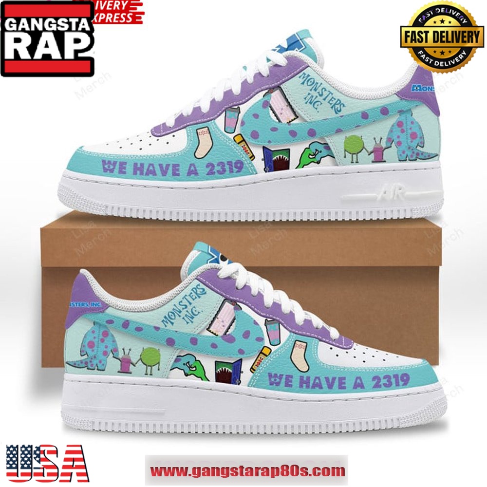 Monsters Disney Limited Edition Air Force 1 Running Sneakers Shoes Monsters Disney Limited Edition Air Force 1 Running Sneakers Shoes