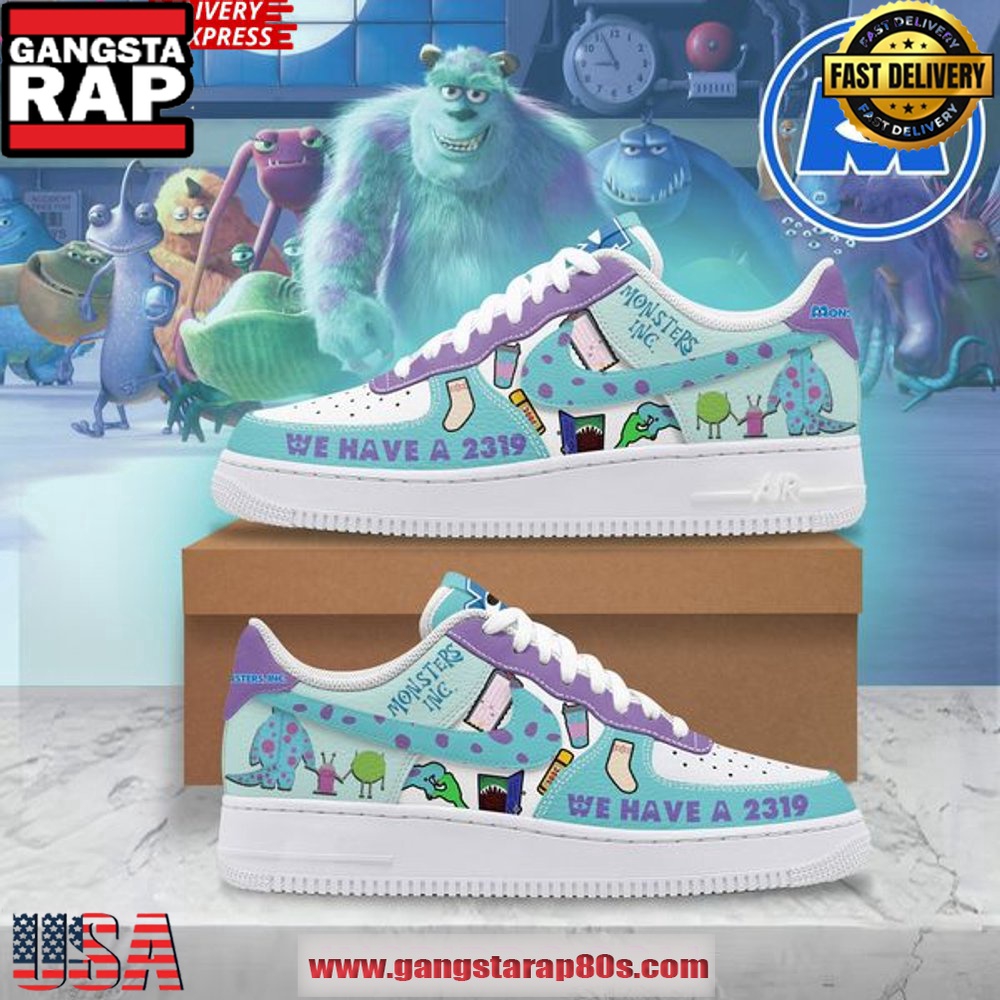 Monsters Disney Limited Edition Air Force 1 Running Sneakers Shoes Monsters Disney Limited Edition Air Force 1 Running Sneakers Shoes