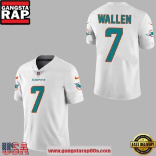 Morgan Wallen x Miami Dolphins Limited Edition Custom Football Jersey