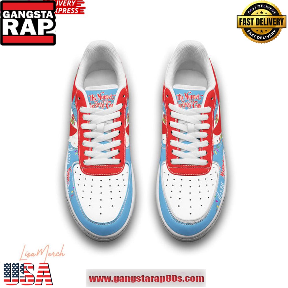 Muppet Christmas Carol Limited Edition Air Force 1 Running Sneakers Shoes Muppet Christmas Carol Limited Edition Air Force 1 Running Sneakers Shoes