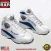 NBA New Orleans Pelicans White Navy Air Jordan 13 Shoes