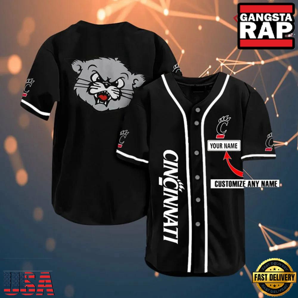 NCAA Custom Cincinnati Bearcats Design Baseball Jersey