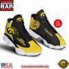 NCAA Iowa Hawkeyes Custom Name Black Gold Air Jordan 13 Shoes Running Sneakers 3 NCAA Iowa Hawkeyes Custom Name Black Gold Air Jordan 13 Shoes
