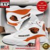 NCAA Oregon State Beavers Custom Name White Air Jordan 13 Shoes For Men Women