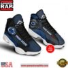 NCAA Penn State Nittany Lions Custom Name Blue Black Air Jordan 13 Shoes Running Sneakers 3 NCAA Penn State Nittany Lions Custom Name Blue Black Air Jordan 13 Shoes For Men Women