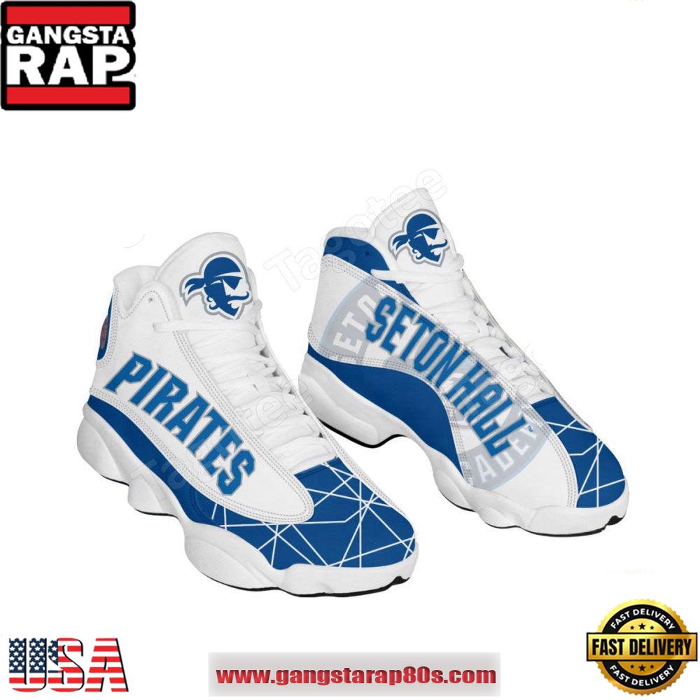 NCAA Seton Hall Pirates Logo Air Jordan 13 Shoes