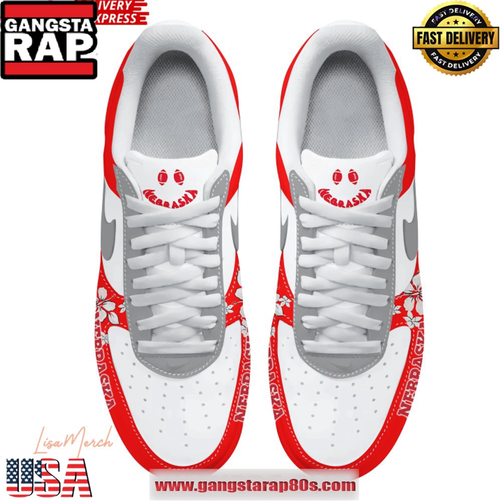 Nebraska Huskers Go Big Red Limited Edition Air Force 1 Running Sneakers Shoes Nebraska Huskers Go Big Red Limited Edition Air Force 1 Running Sneakers Shoes