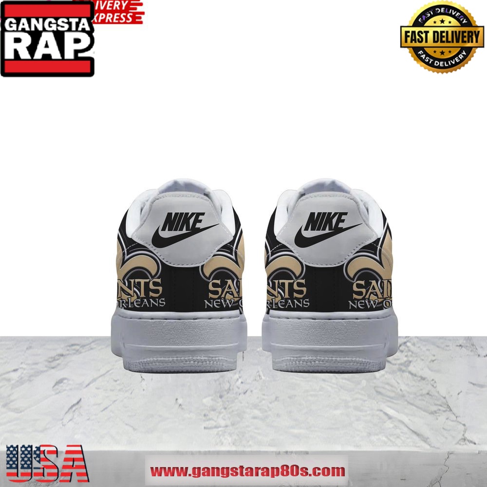 New Orleans Saints Geaux Saints Limited Edition Air Force 1 Running Sneakers Shoes New Orleans Saints Geaux Saints Limited Edition Air Force 1 Running Sneakers Shoes