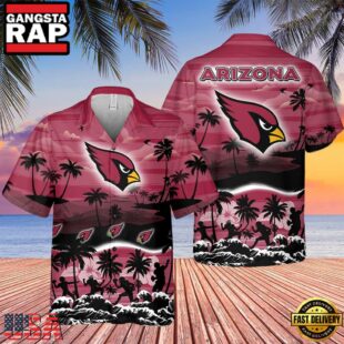 NFL Arizona Cardinals Tropical Summer Hawaiian Shirts