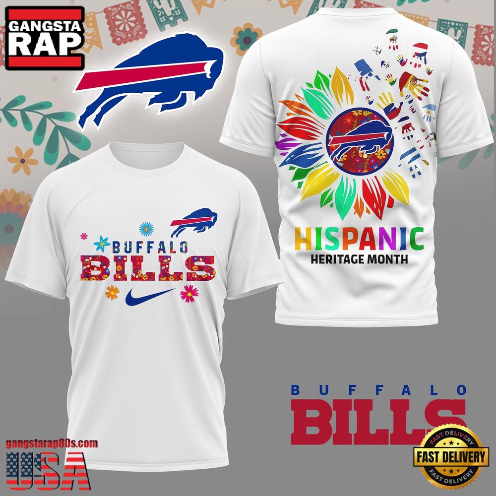 NFL Buffalo Bills Hispanic Heritage Month 3D Shirt
