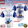 NFL Buffalo Bills The Smurfs Movie Unique Design Custom Baseball Jersey 3 NFL Buffalo Bills The Smurfs Movie Custom Name Baseball Jersey