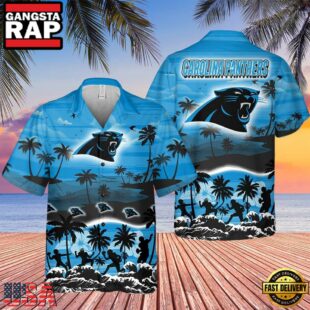 NFL Carolina Panthers Tropical Summer Hawaiian Shirts
