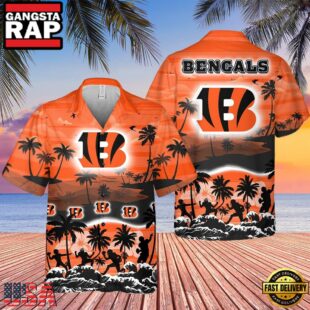 NFL Cincinnati Bengals Tropical Summer Hawaiian Shirts