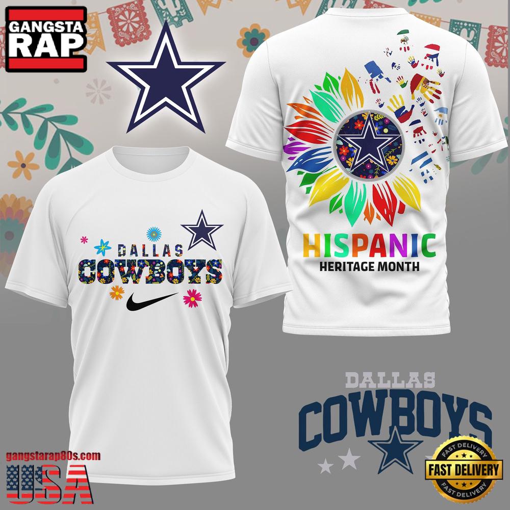 NFL Dallas Cowboy Hispanic Heritage Month 3D Shirt