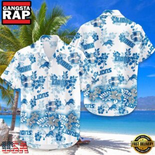 NFL Detroit Lions Aloha Paradise Hawaiian Shirt