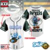 NFL Green Bay Packers The Smurfs Movie Unique Design Custom Baseball Jersey 2 NFL Green Bay Packers The Smurfs Movie Custom Name Baseball Jersey