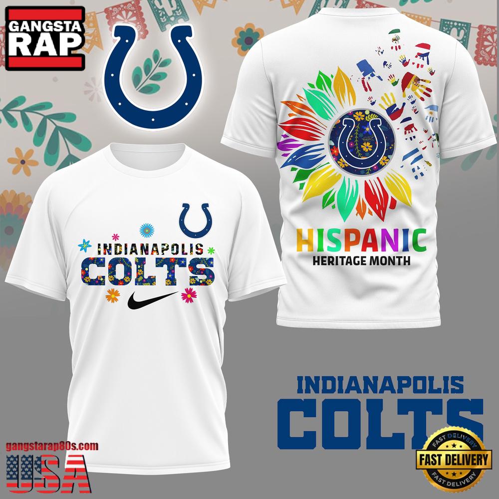 NFL Indianapolis Colts Hispanic Heritage Month 3D Shirt