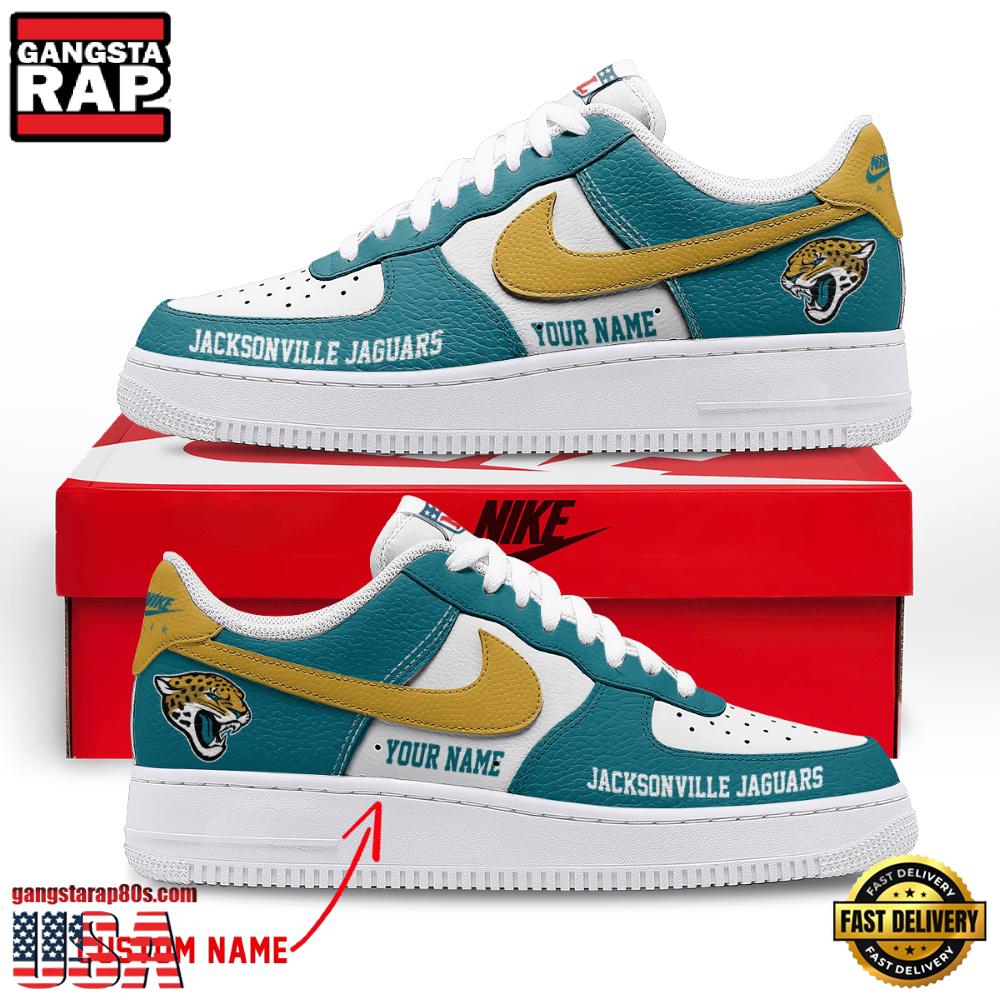 NFL Jacksonville Jaguars Limited Edition Personalized Air Force 1 Shoes Sneaker