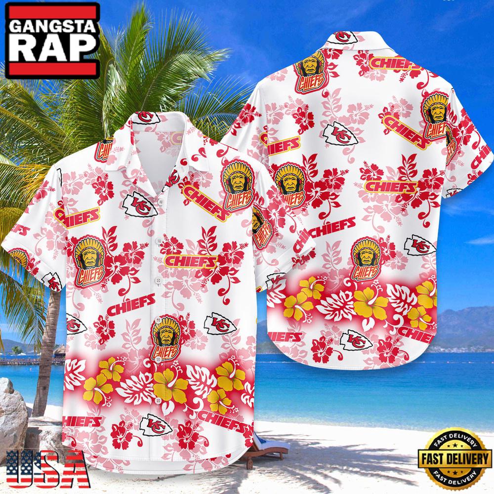 NFL Kansas City Chiefs Aloha Paradise Hawaiian Shirt