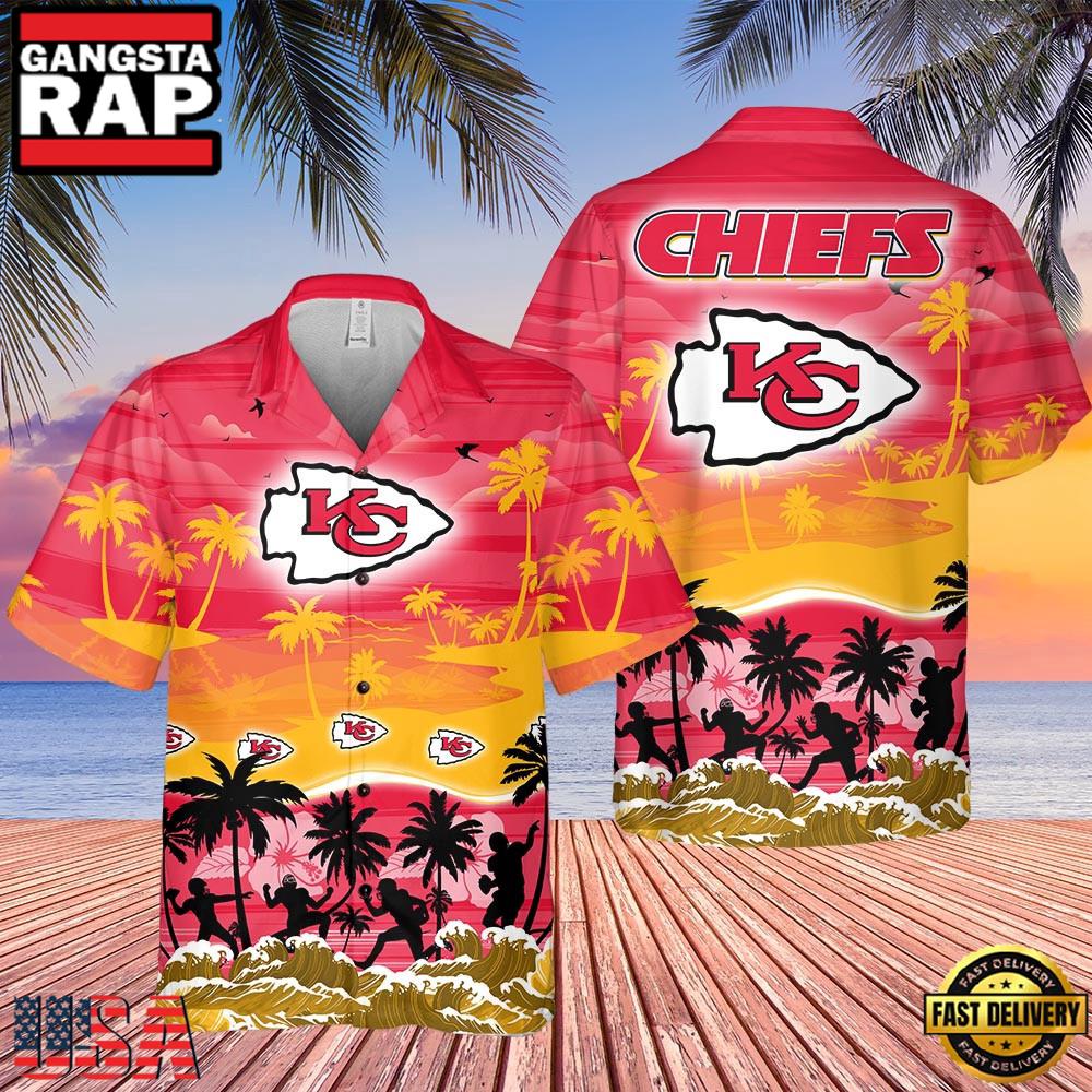 NFL Kansas City Chiefs Tropical Summer Hawaiian Shirts