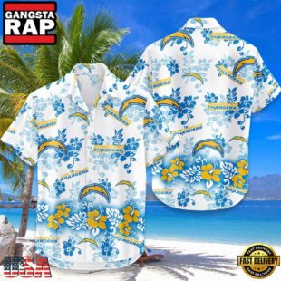 NFL Los Angeles Chargers Aloha Paradise Hawaiian Shirt