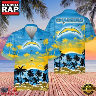NFL Los Angeles Chargers Tropical Summer Hawaiian Shirts