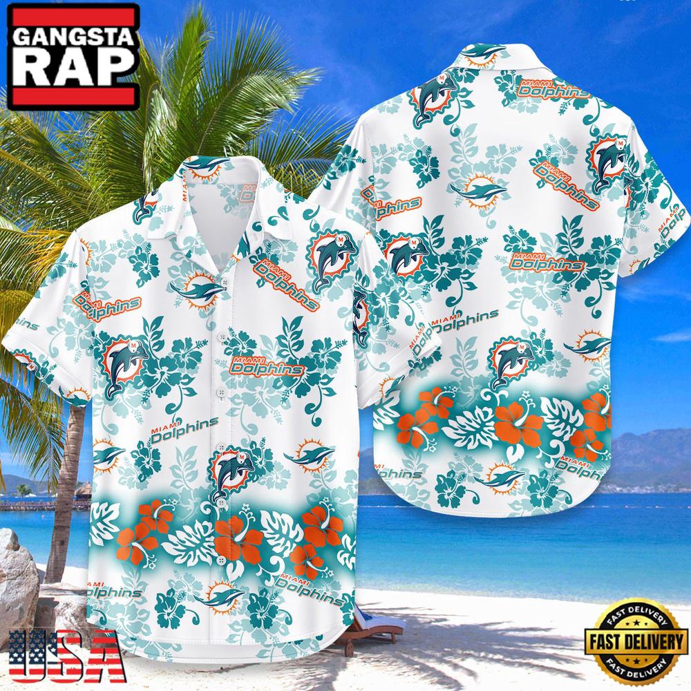 NFL Miami Dolphins New Design Hot Summer Hawaiian Shirt NFL Miami Dolphins New Design Hot Summer Hawaiian Shirt
