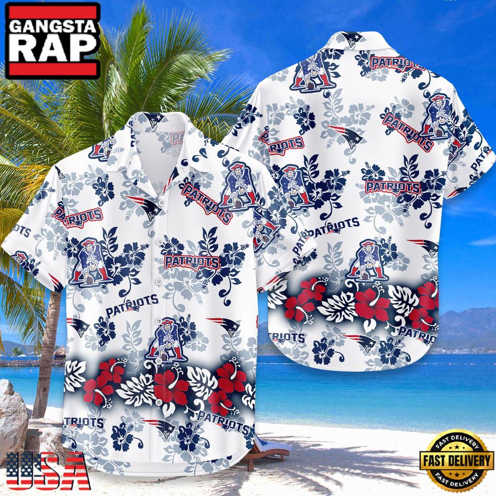 NFL New England Patriots Aloha Paradise Hawaiian Shirt