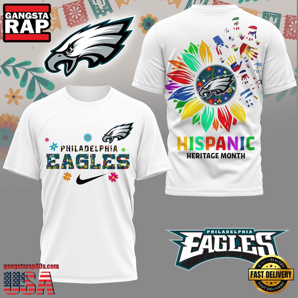 NFL Philadelphia Eagles Hispanic Heritage Month 3D Shirt
