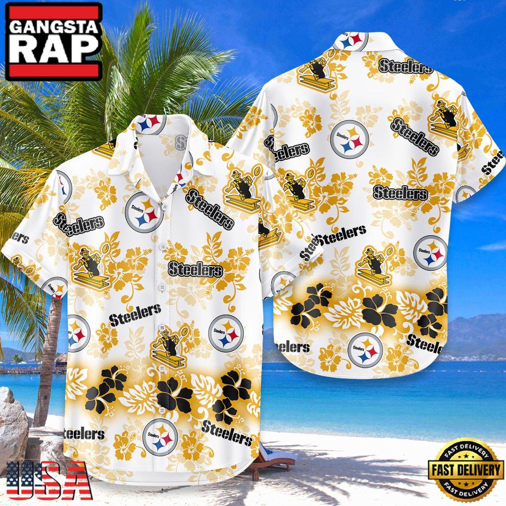 NFL Pittsburgh Steelers Aloha Paradise Hawaiian Shirt