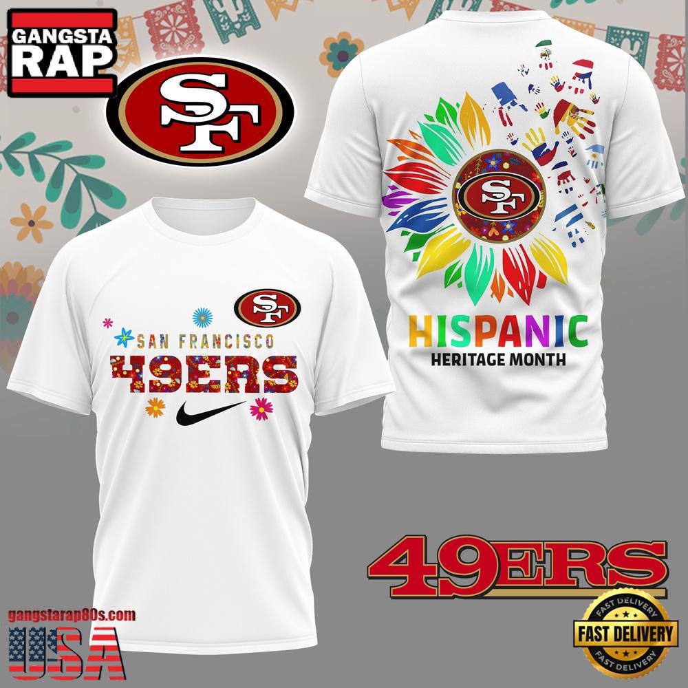 NFL San Francisco 49ers Hispanic Heritage Month 3D Shirt