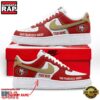 NFL San Francisco 49ers New Design Custom Air Force 1 Running Sneakers Shoes 2 NFL San Francisco 49ers Limited Edition Personalized Air Force 1 Shoes Sneaker