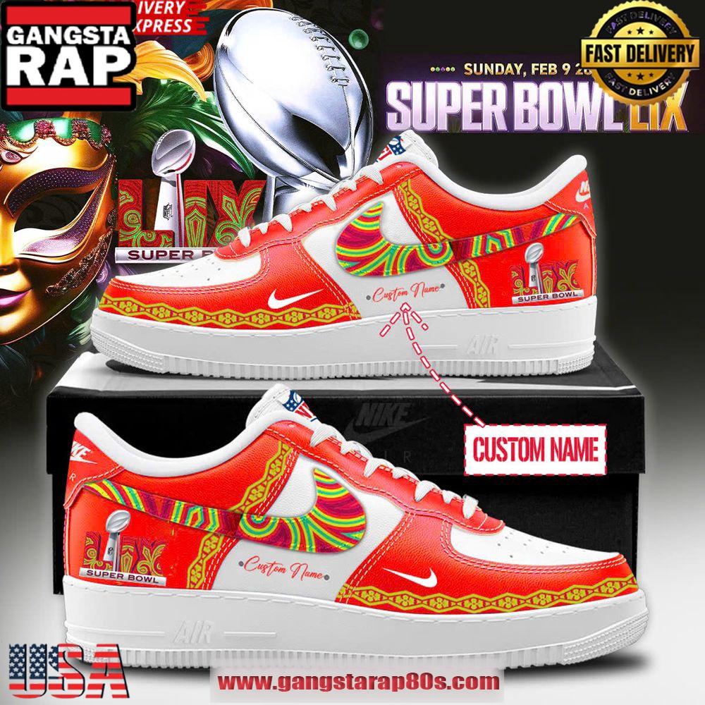 NFL Super Bowl LIX Limited Edition Air Force 1 Shoes Running Sneakers